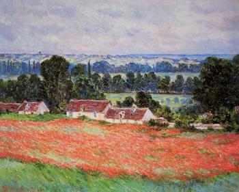 Claude Oscar Monet : Poppy Field, Giverny